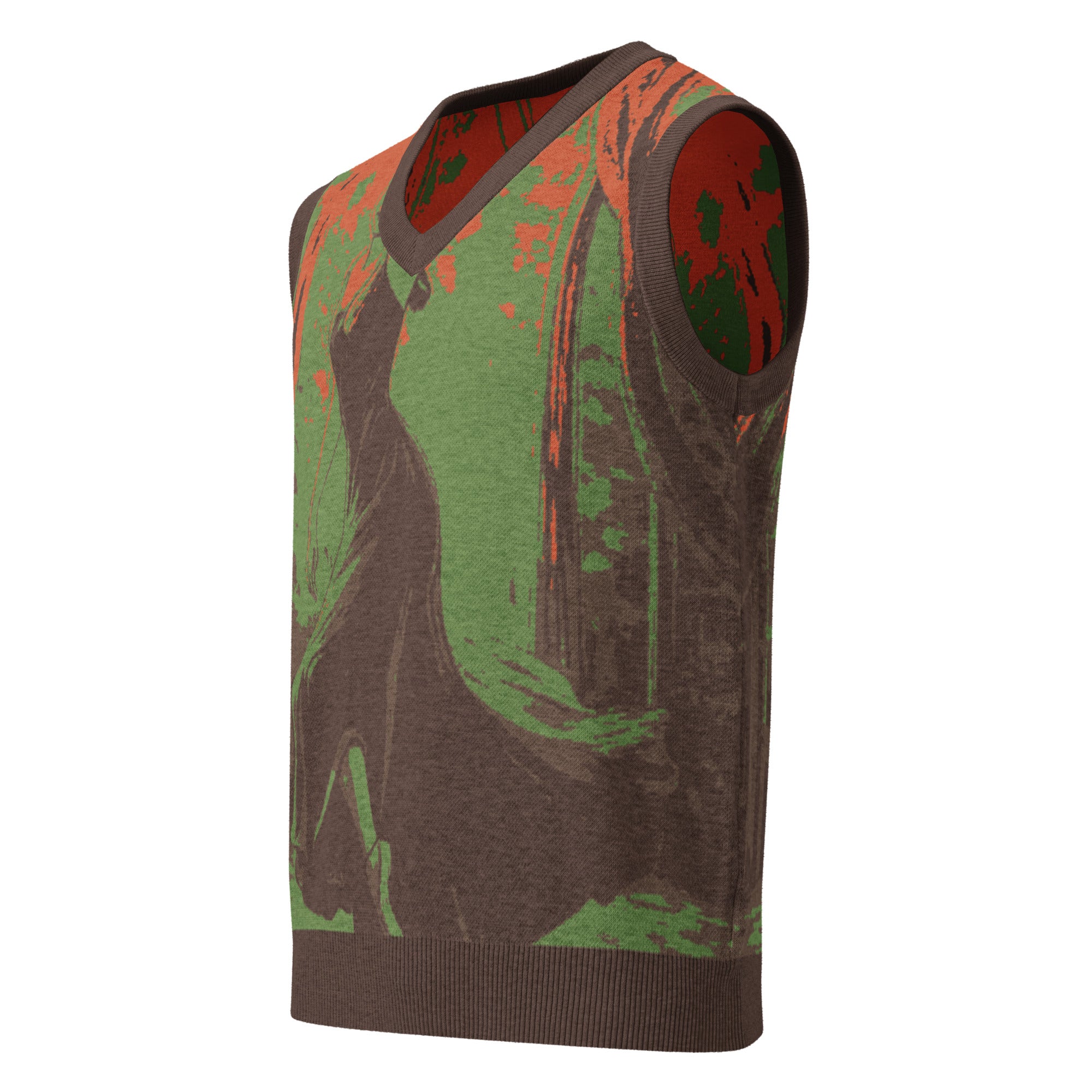 Autumn Dancer Knit V-neck vest